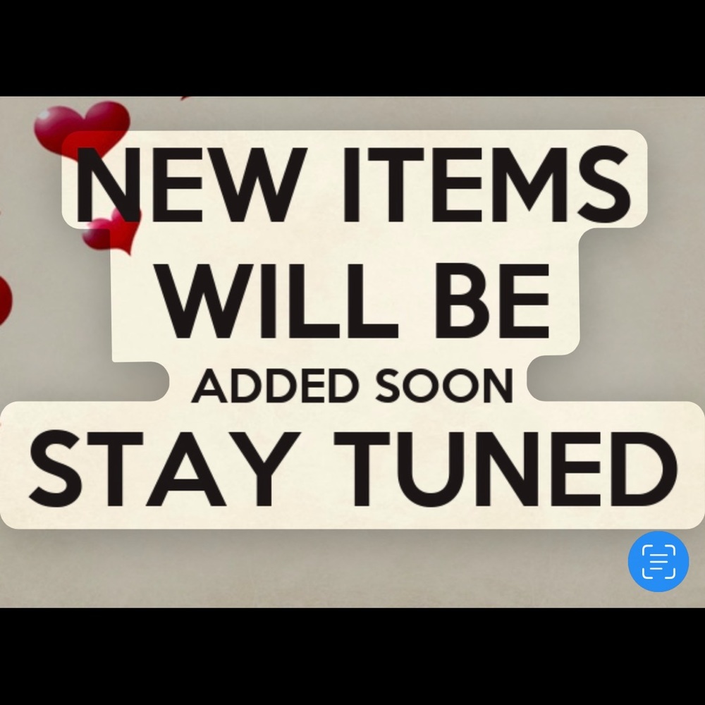 New items coming soon. 🎁